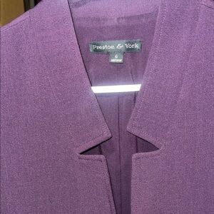 Preston & York Women's Deep Purple Blazer